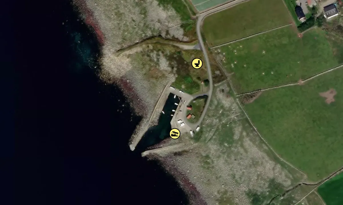 Satelite image of Madland havn