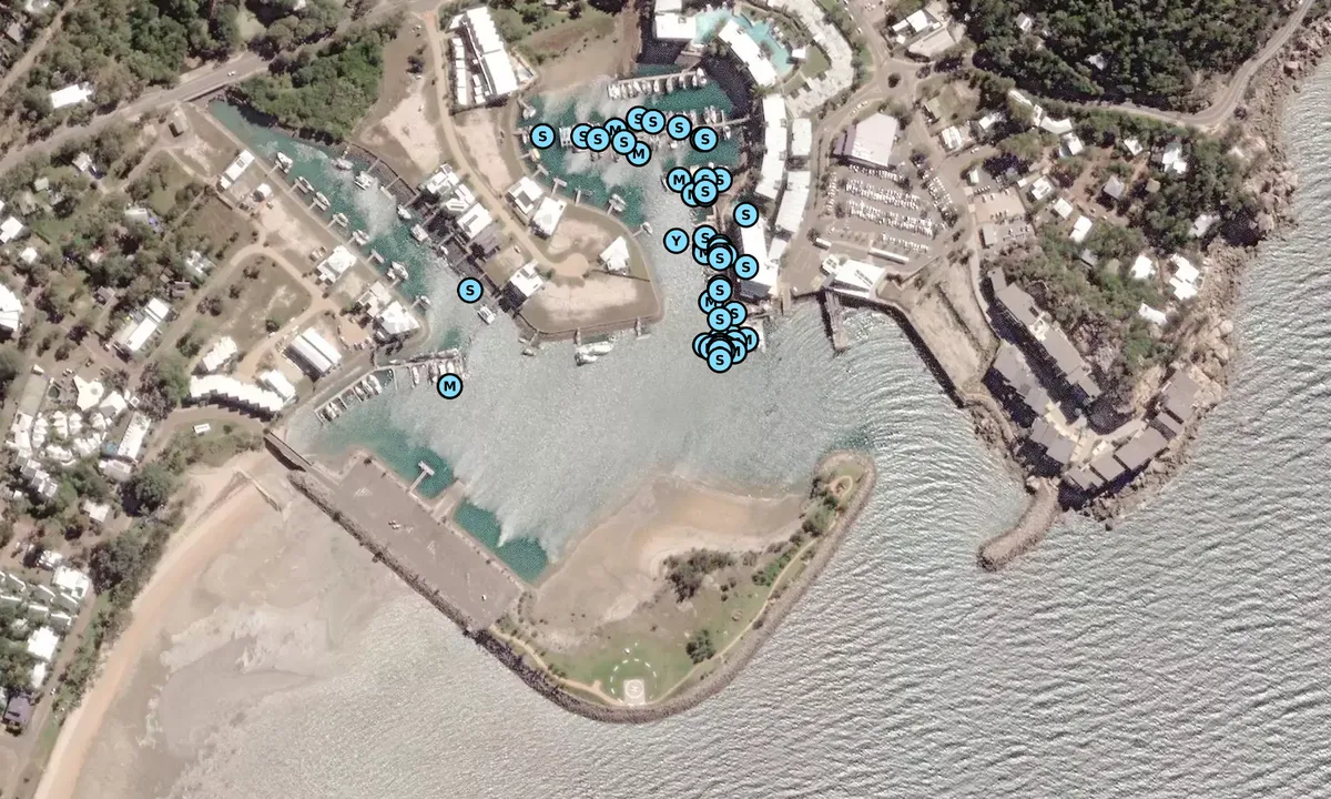 Satelite image of Magnetic Island Marina