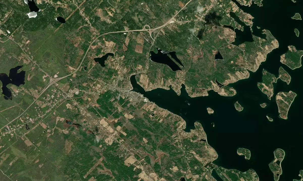 Flyfoto av Mahone Bay