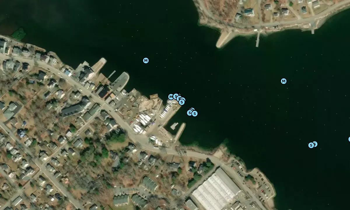 Satelite image of Mahone Bay Civic Marina