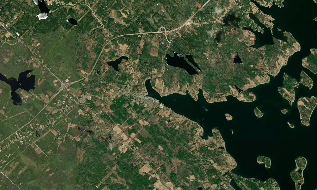 Flyfoto av Mahone Bay Civic Marina