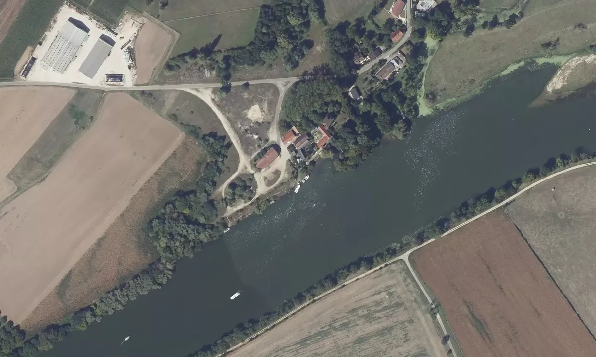 Satelite image of Mailly-le-Port