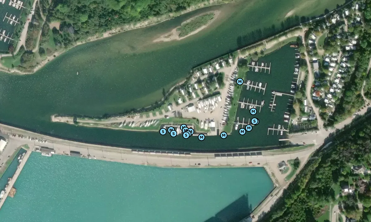 Satelite image of Maitland Valley Marina