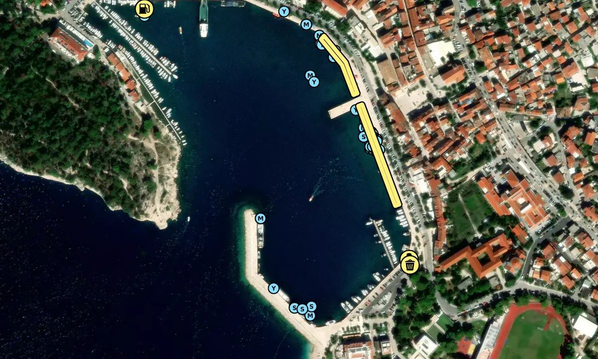 Satelite image of Makarska