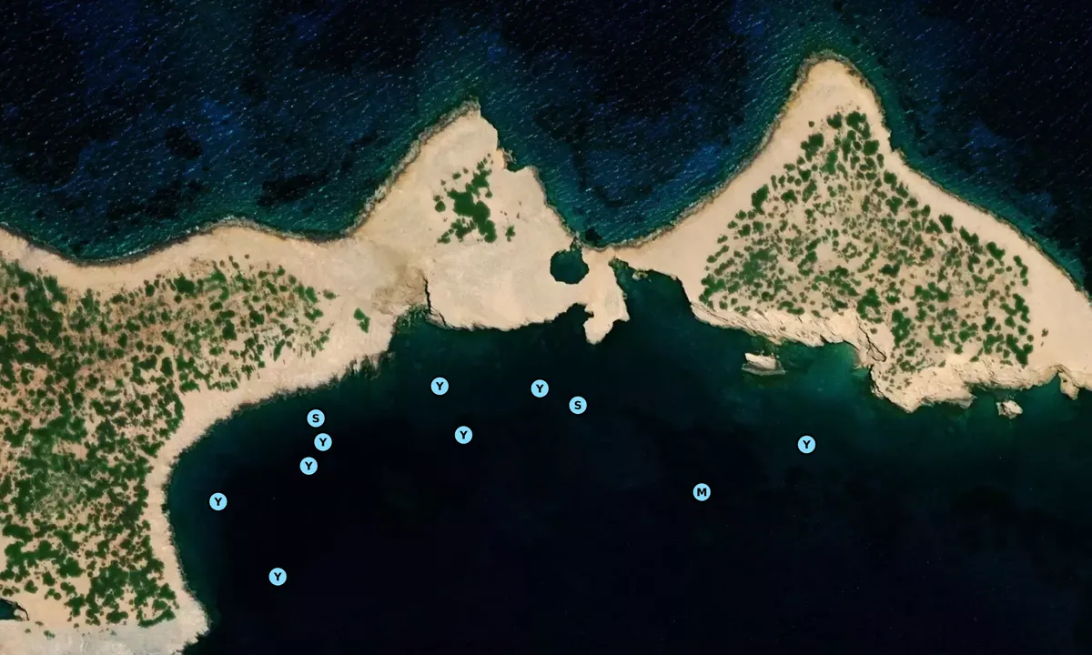 Satelite image of Makronisi