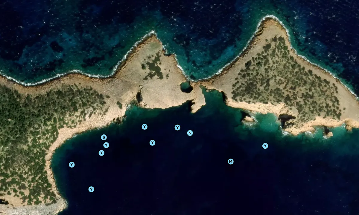 Satelite image of Makronisi