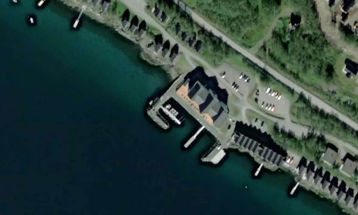 Satelite image of Malangen Resort