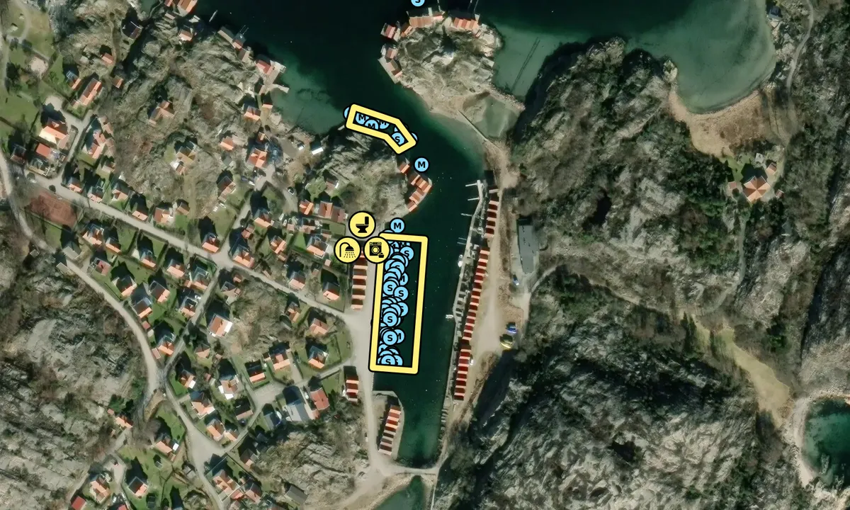 Satelite image of Malmön - Fiskehamnen