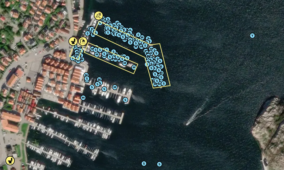 Satelite image of Malmöns Marina