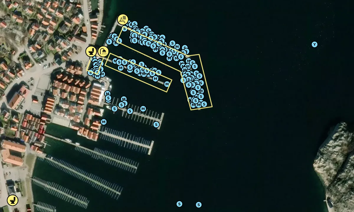 Satelite image of Malmöns Marina