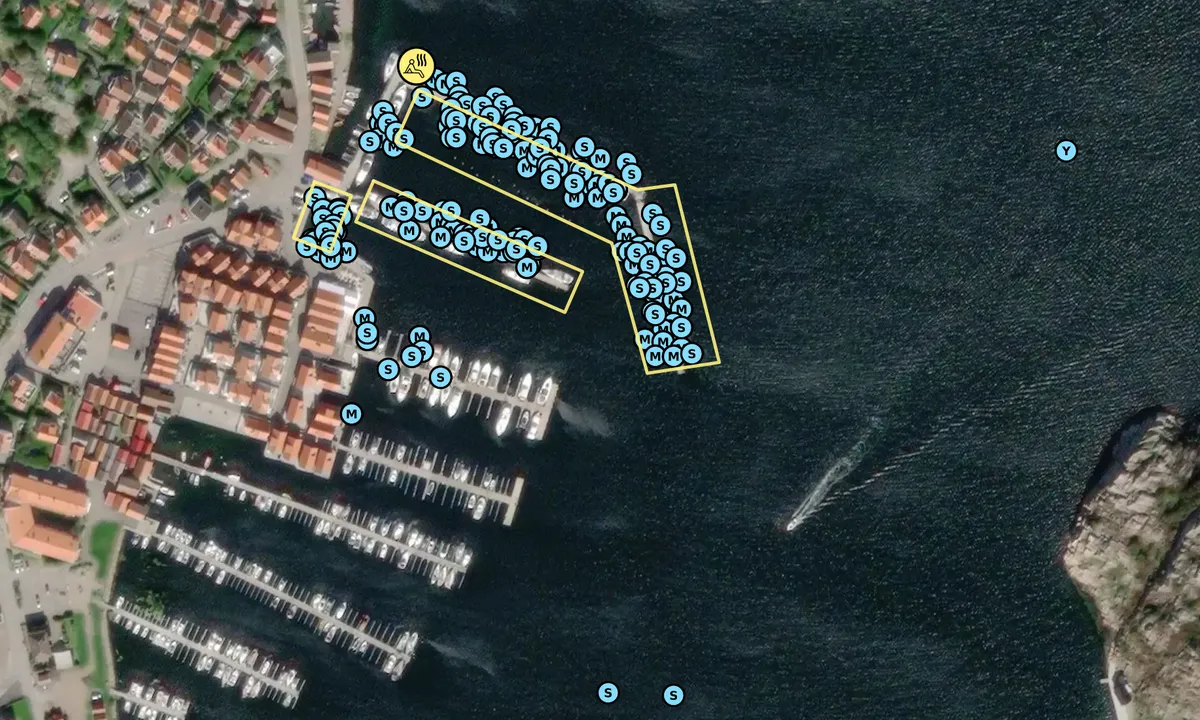 Satelite image of Malmöns Marina