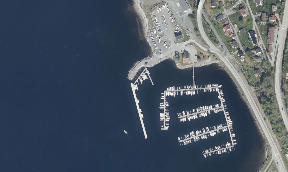 Flyfoto av Malvik Båtforening - Nyhavn