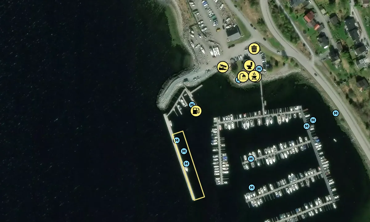 Satelite image of Malvik Båtforening - Nyhavn