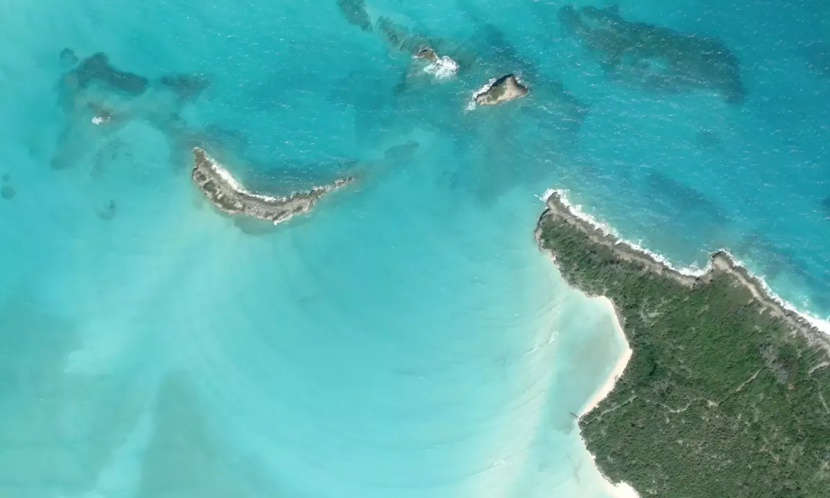 Flyfoto av Man Of War Cay