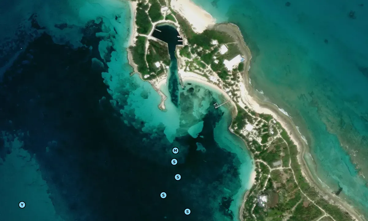 Satelite image of Man of War North