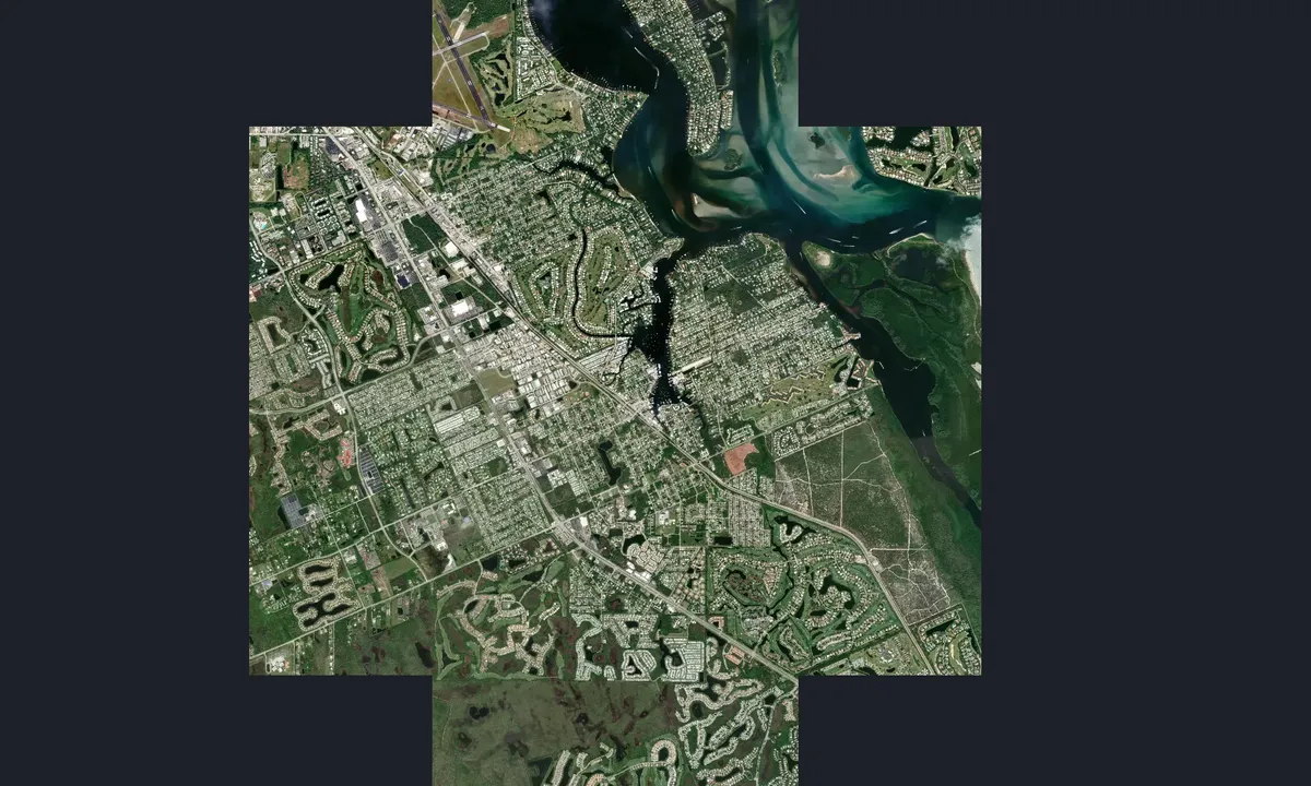 Flyfoto av Manatee Marina