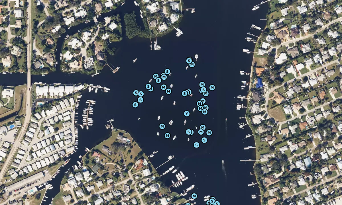 Satelite image of Manatee Pocket - 1