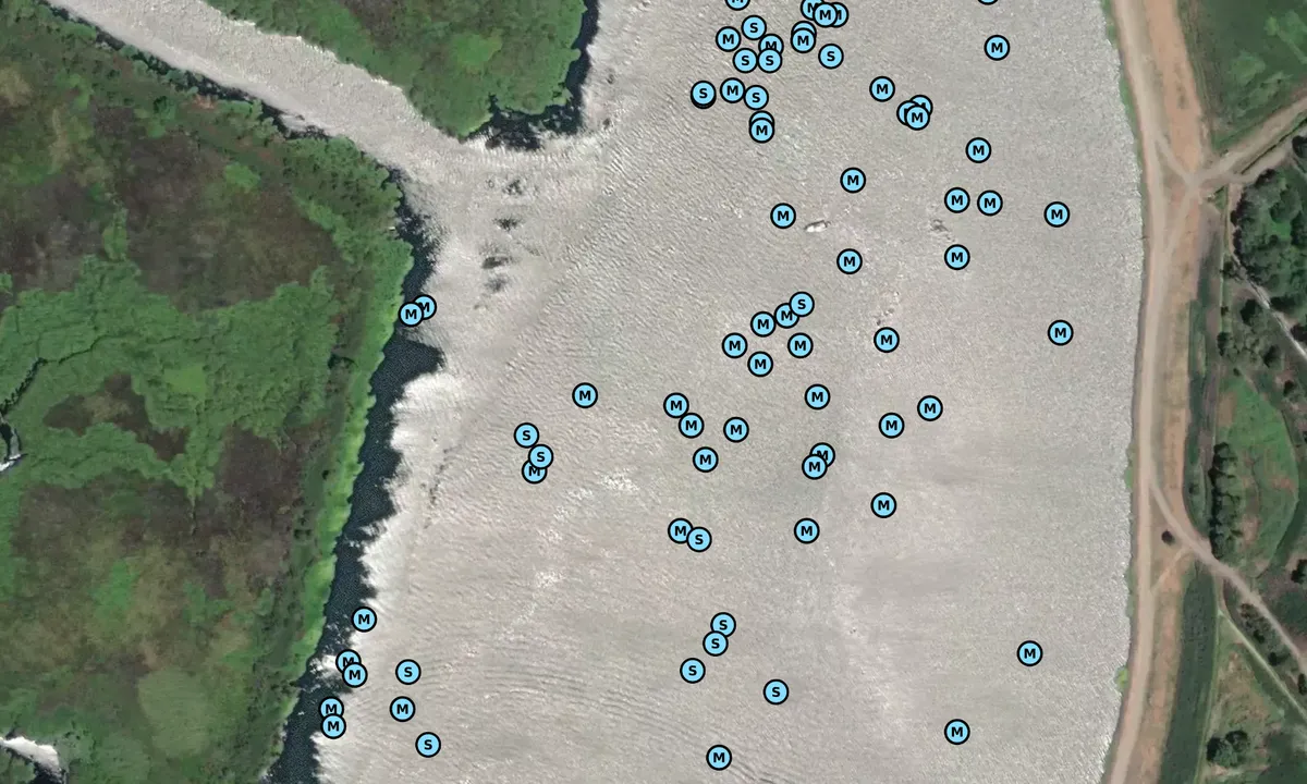 Satelite image of Mandeville Point