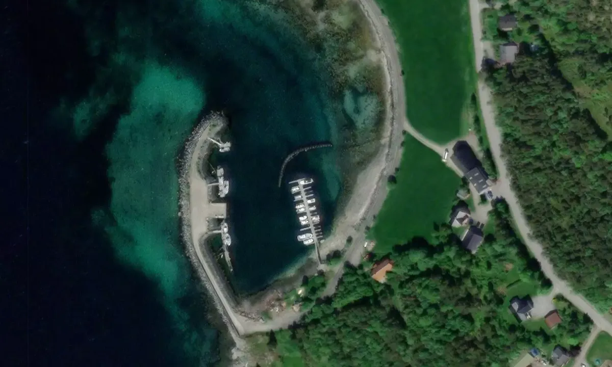 Satelite image of Måneset Båtforening