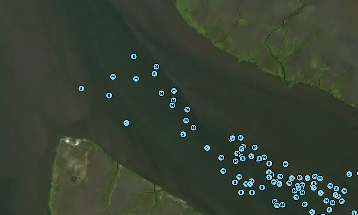 Satelite image of Manhead Sound