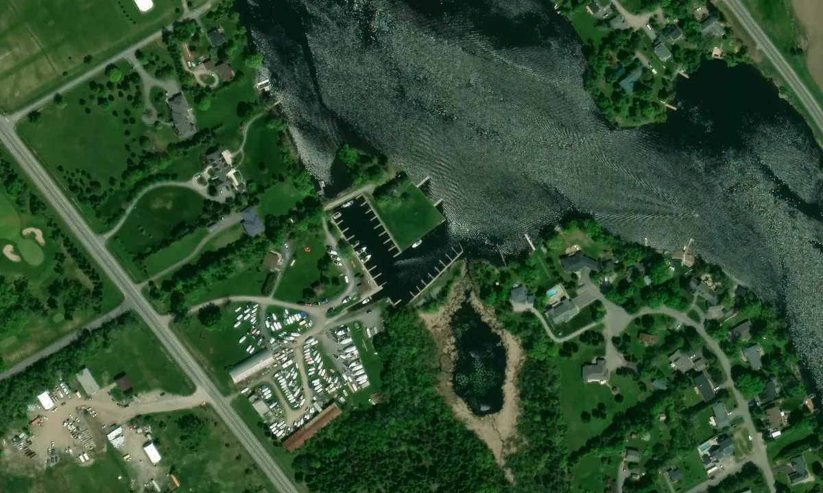 Satelite image of Manotick Marina