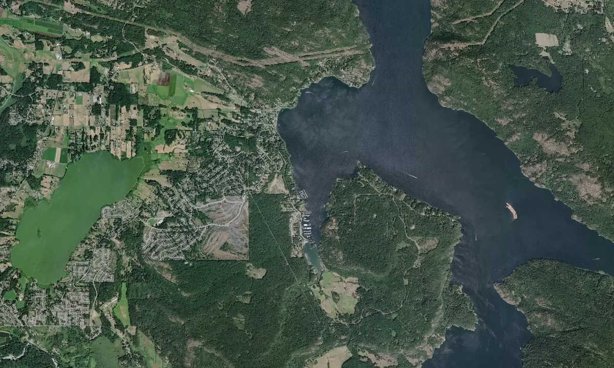 Flyfoto av Maple Bay Yacht Club - Ladysmith