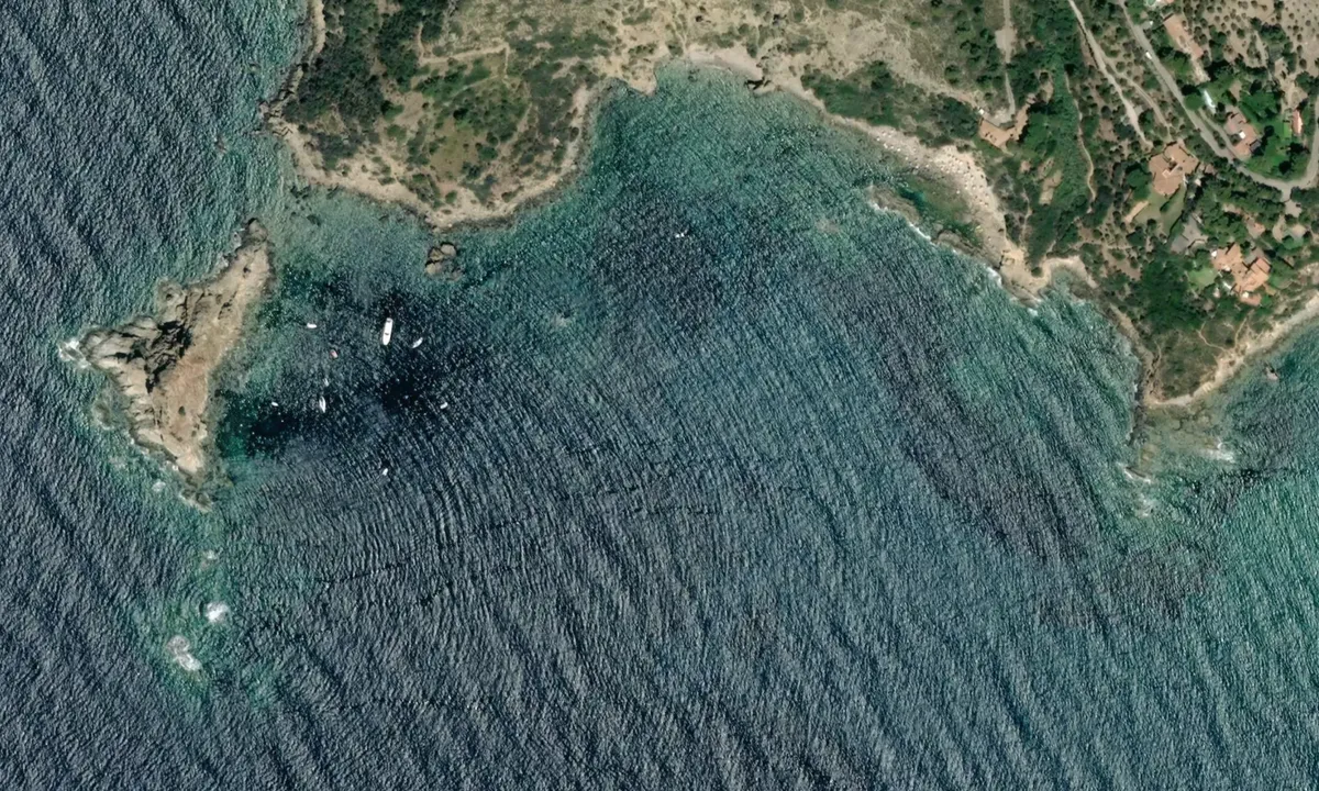 Flyfoto av Mar Morto Spiaggia