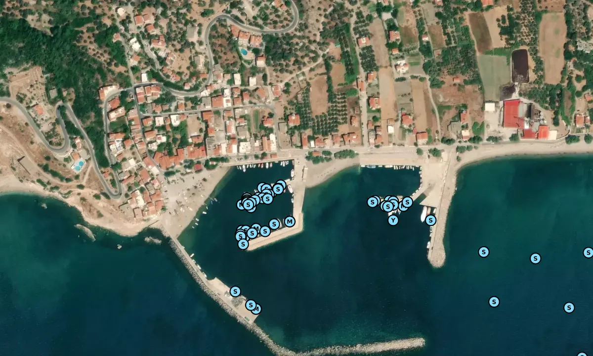Satelite image of Marathokampou