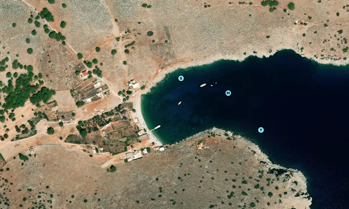 Satelite image of Maratunda - Symi