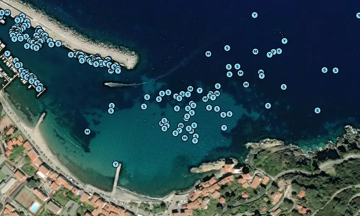 Satelite image of Marciana Marina - Livorno