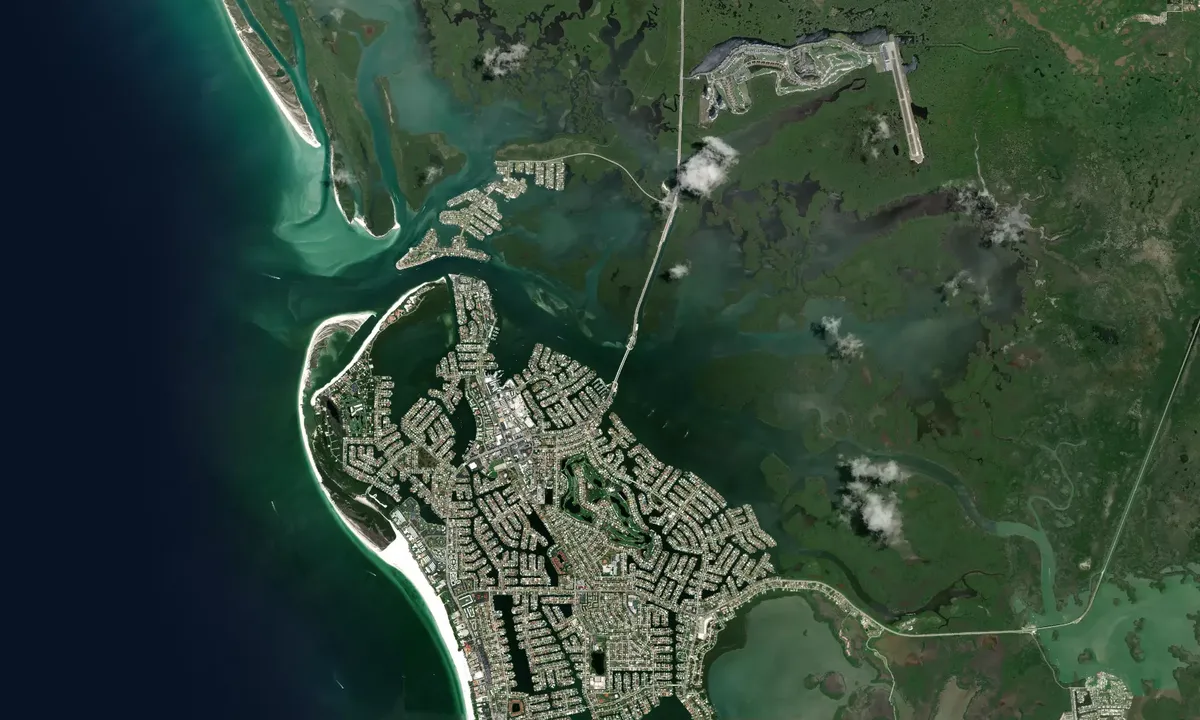 Flyfoto av Marco Island Yacht Club