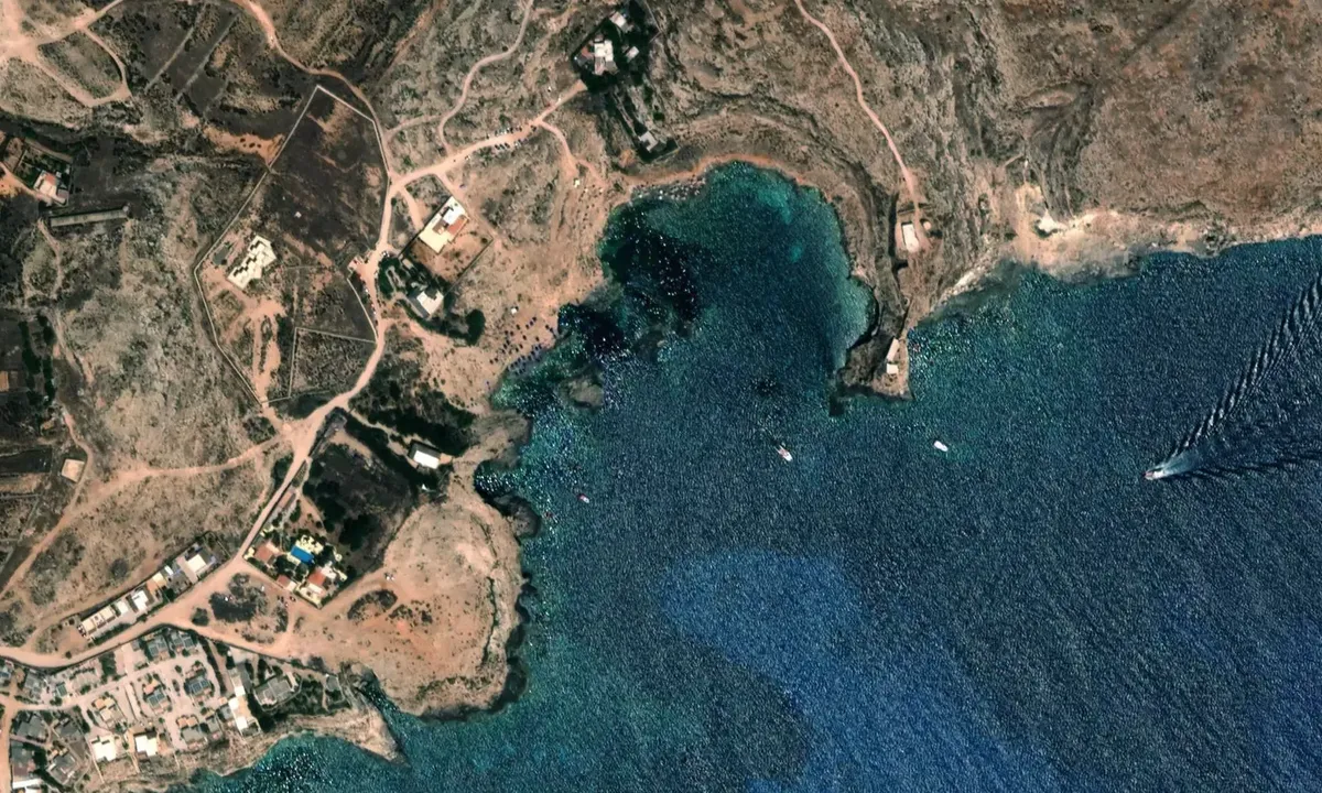 Satelite image of Mare Morto