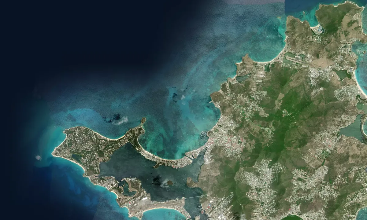 Flyfoto av Marigot Bay - Collectivity of Saint Martin