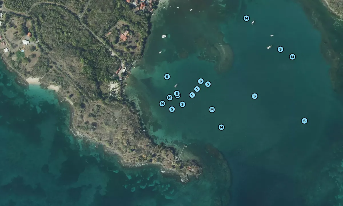 Satelite image of Marigot du Diamant