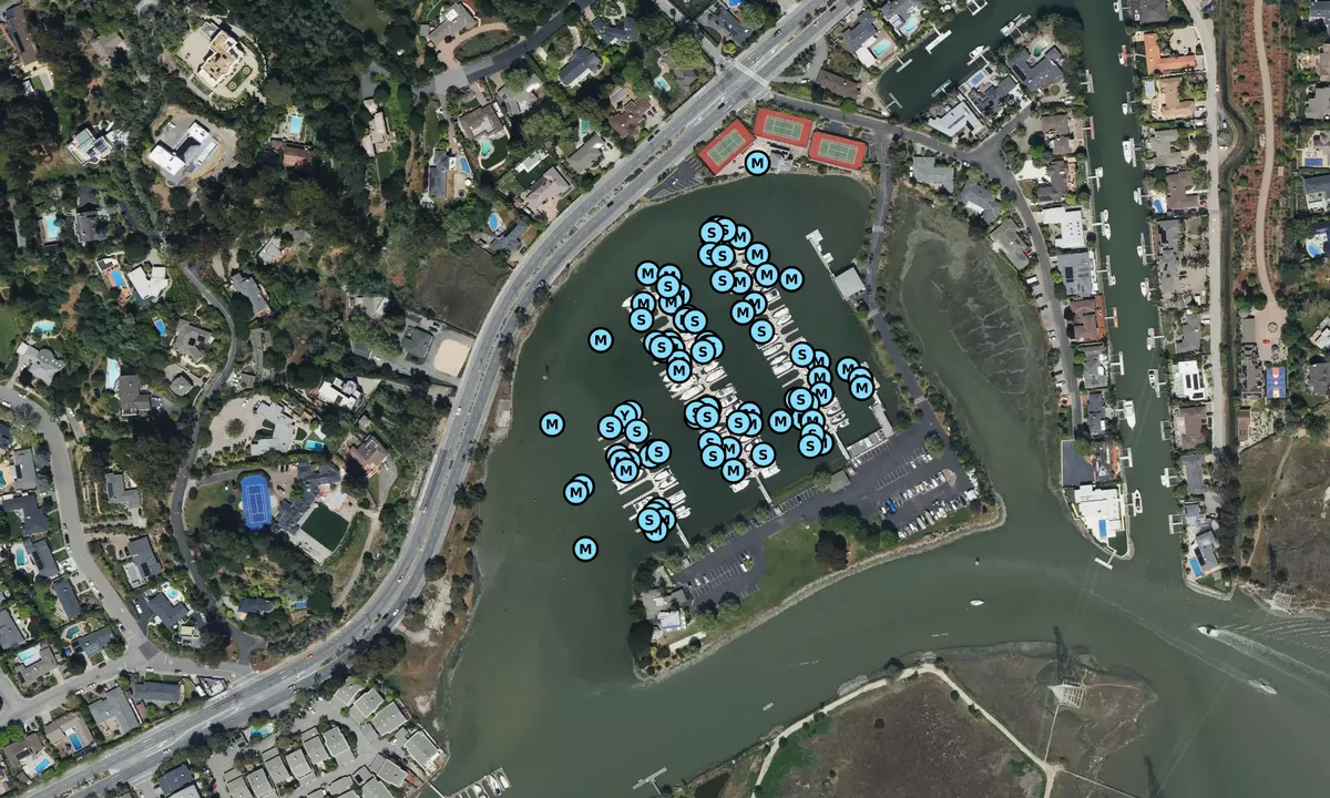 Satelite image of Marin Yacht Club - San Anselmo