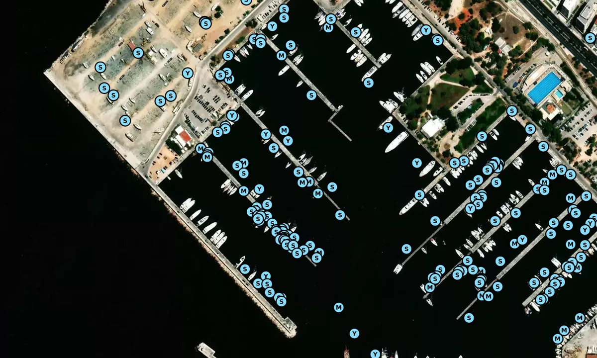 Satelite image of Marina Alimos