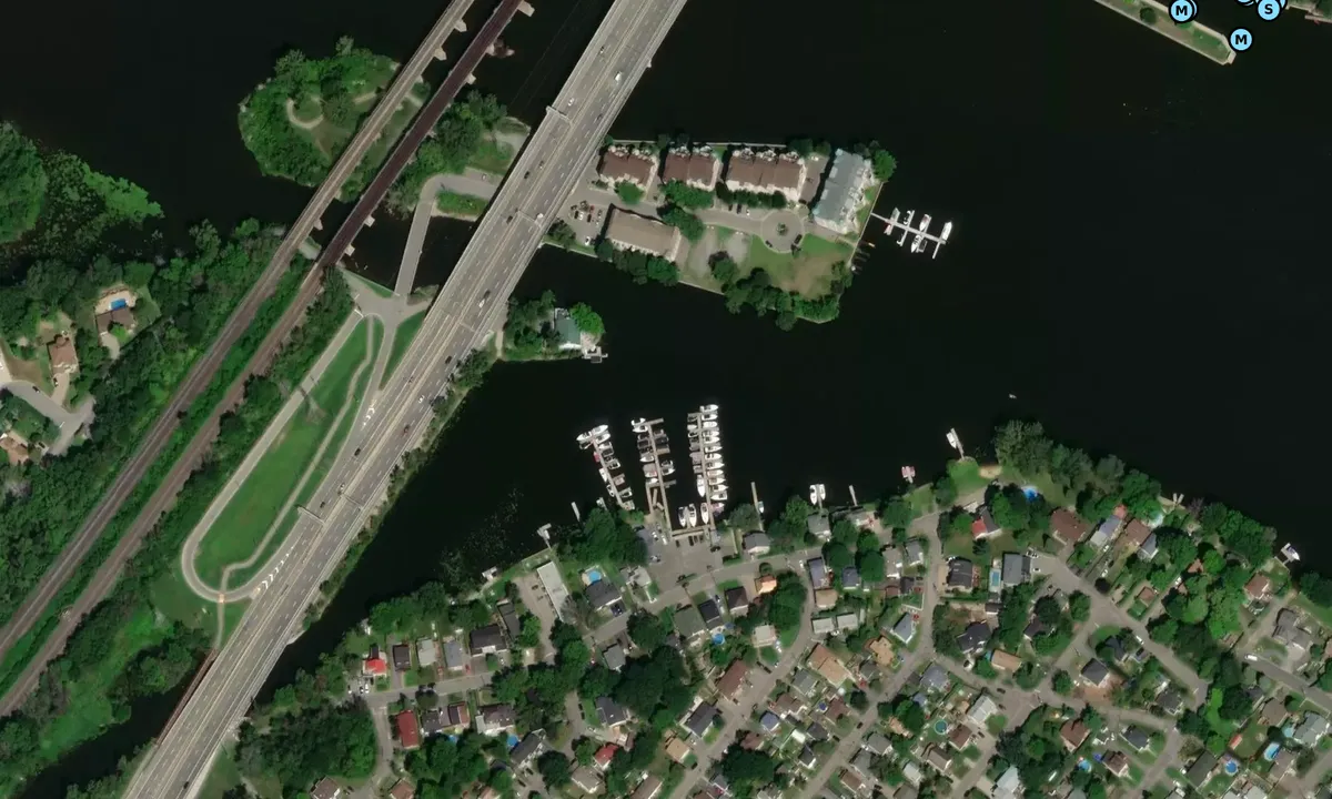Satelite image of Marina Allard