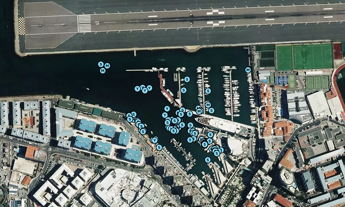 Satelite image of Marina Bay Marina 1