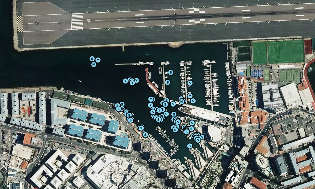 Satelite image of Marina Bay Marina 1