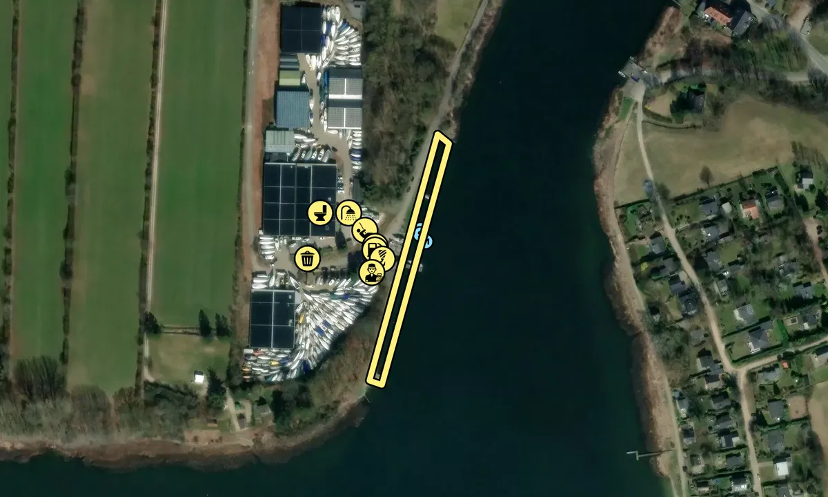 Satelite image of Marina Brodersby