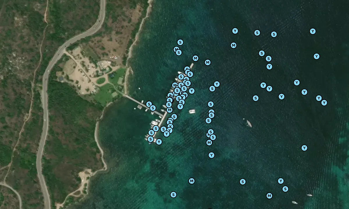 Satelite image of Marina Cala dei Sardi