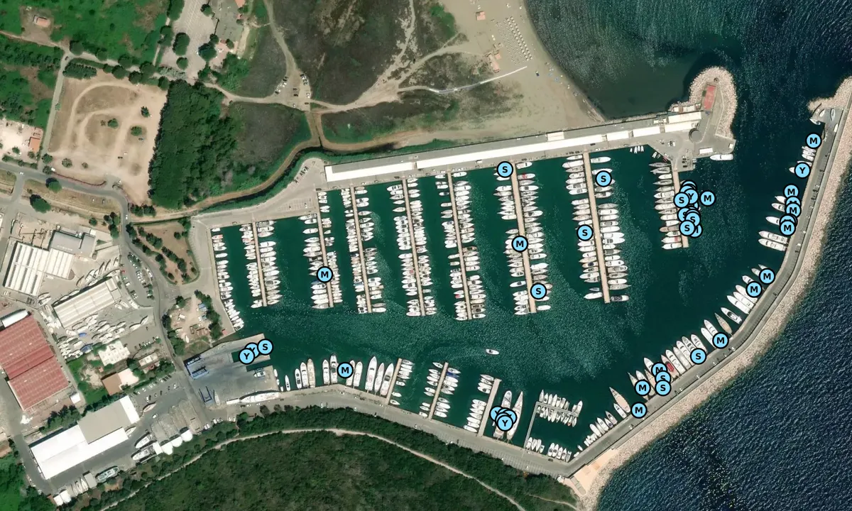 Satelite image of Marina Cala Galera