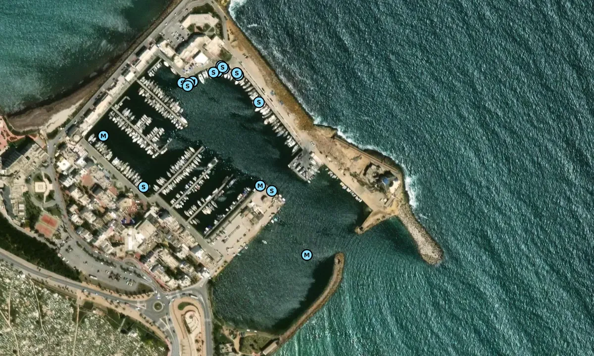 Satelite image of Marina Cap Monastir - Tunisia