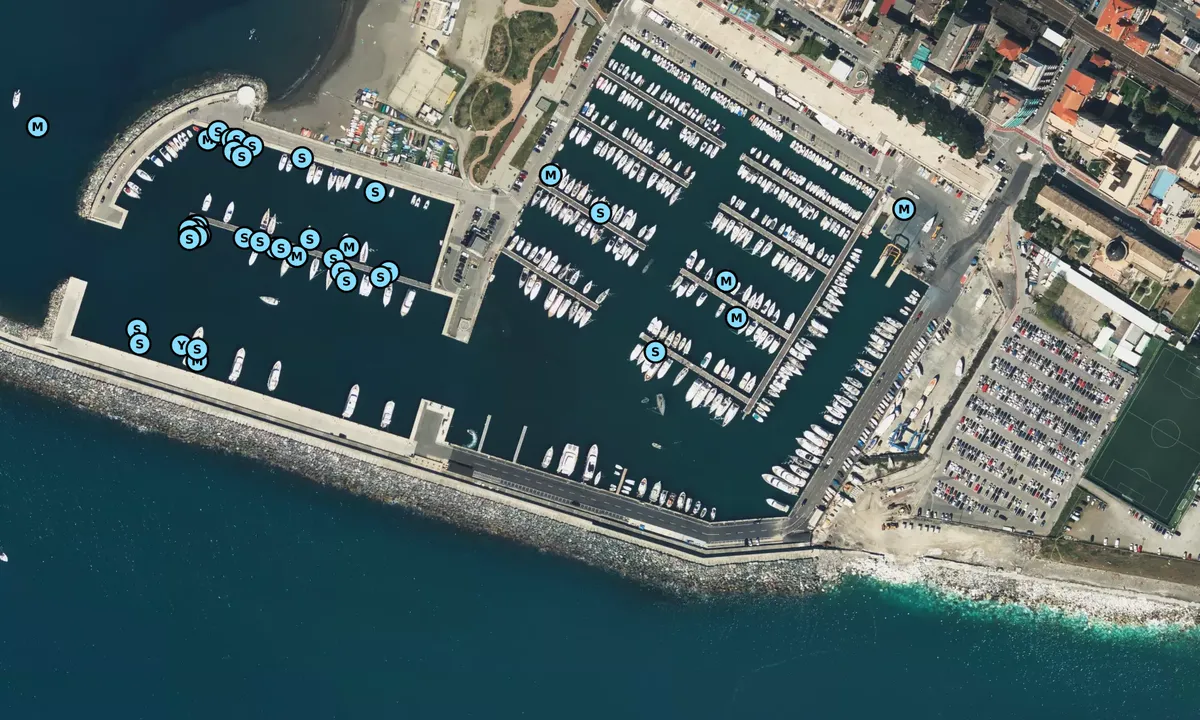 Satelite image of Marina Chiavari