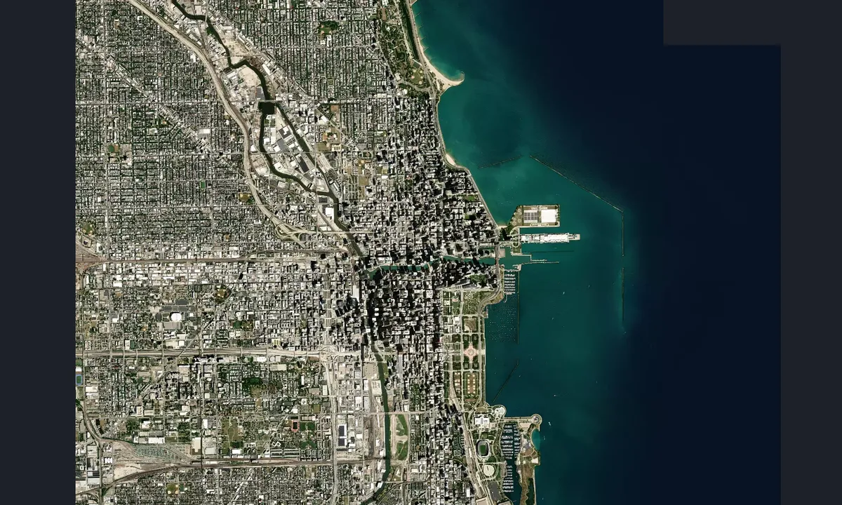 Flyfoto av Marina City