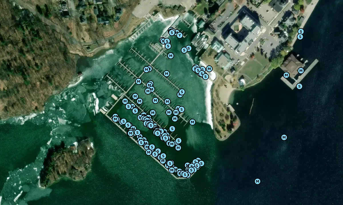 Satelite image of Marina de Ganacoque