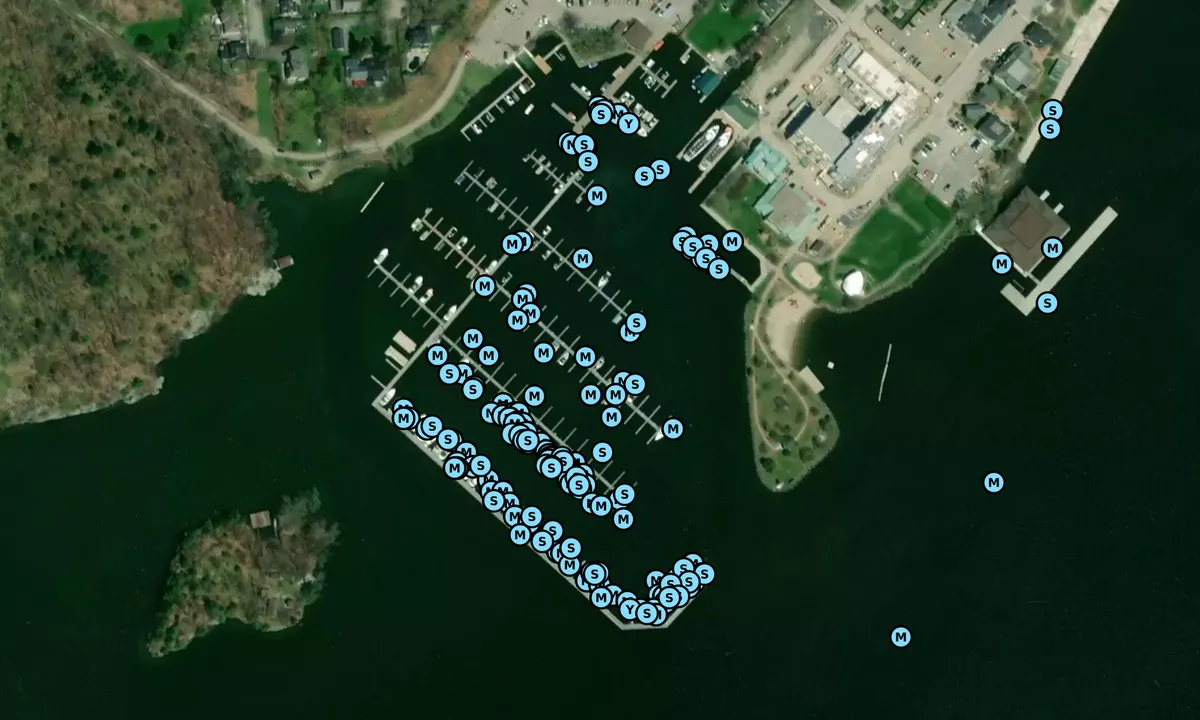 Satelite image of Marina de Ganacoque