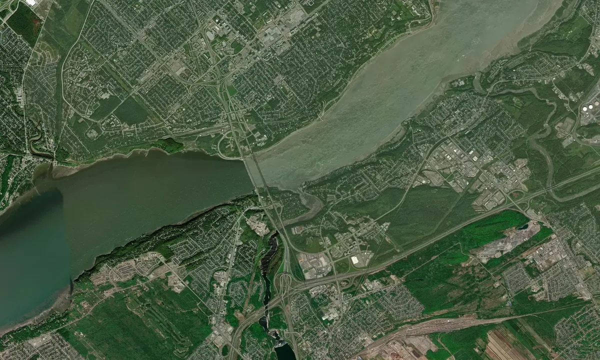 Flyfoto av Marina de la Chaudiere
