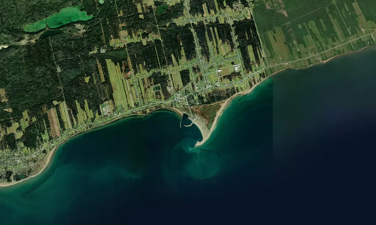 Flyfoto av Marina de Paspebiac
