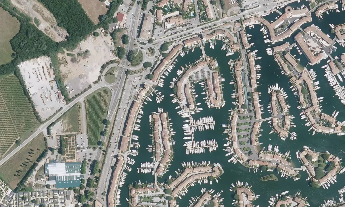 Flyfoto av Marina de Port Grimaud